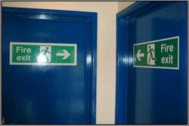 Fire Exit Sign